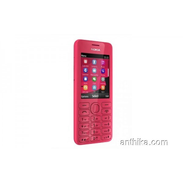 Nokia 206 Dual Sim RM-872 4.51 Türkçe Flaş Tr F...