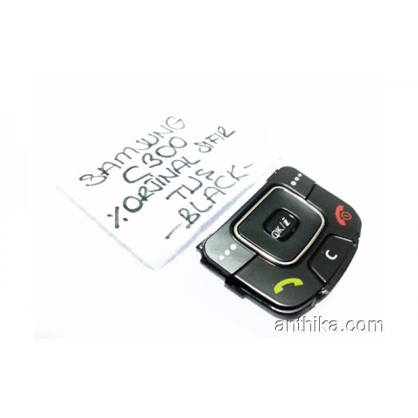 Samsung C300 Tuş Orjinal Keypad Black