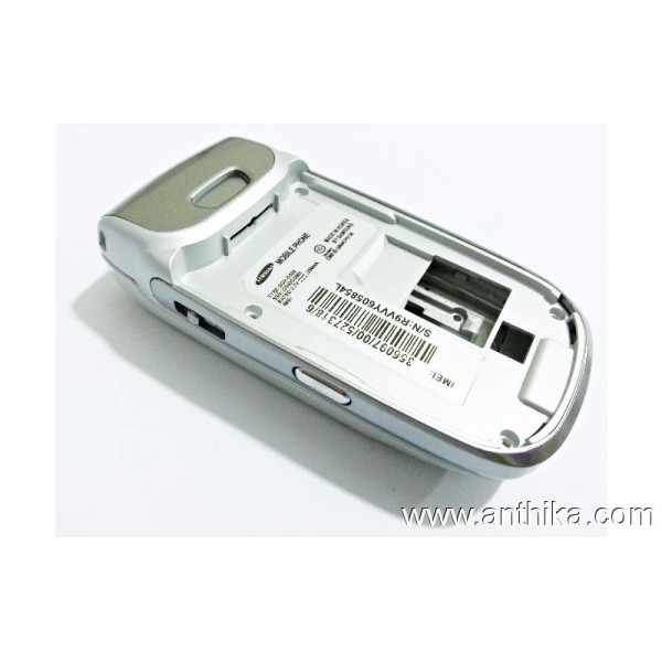 Samsung D500 Orjinal Kasa Full Silver Housing
