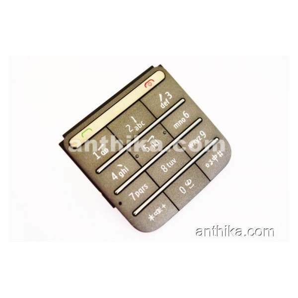 Nokia C3-01 Tuş Original Keypad Grey New