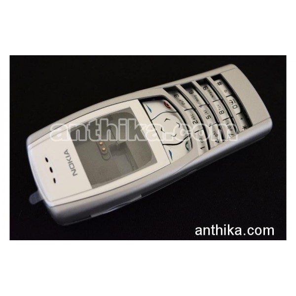 Nokia 6610 Kapak Kasa Tuş Original Full Housing Grey New