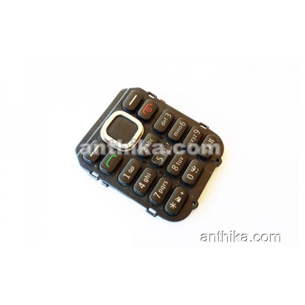 Nokia C1-02 Tuş Original Keypad Black New Conditi...