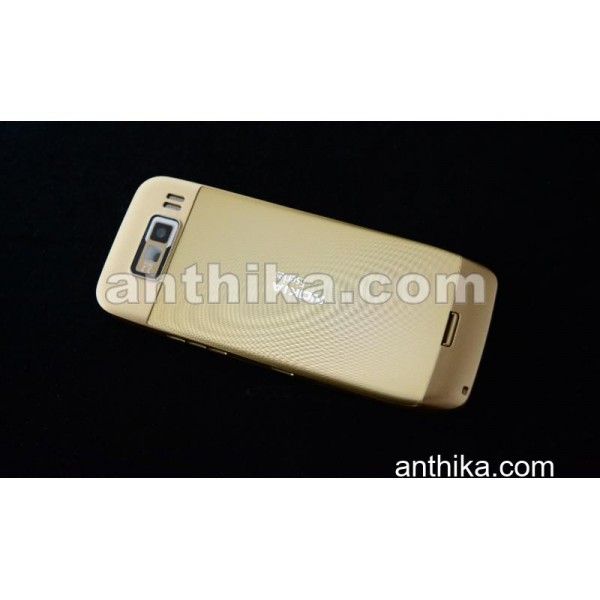 Nokia E55 Kapak Kasa Tuş High Quality Full Housing Gold Black New
