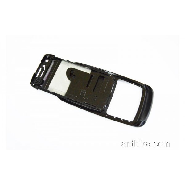 Samsung E250 Kasa Kızak Panel Original Middle Cover Slider Black New