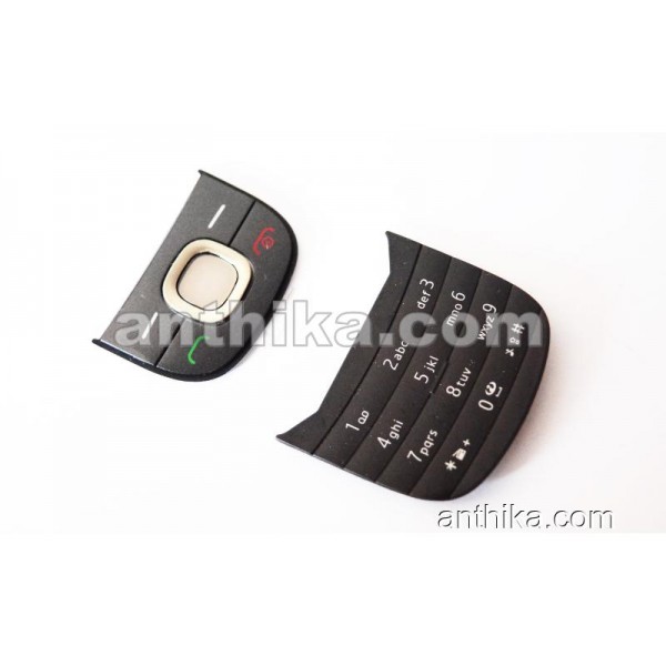 Nokia 2220 Slide Tuş Original Keypad Black New