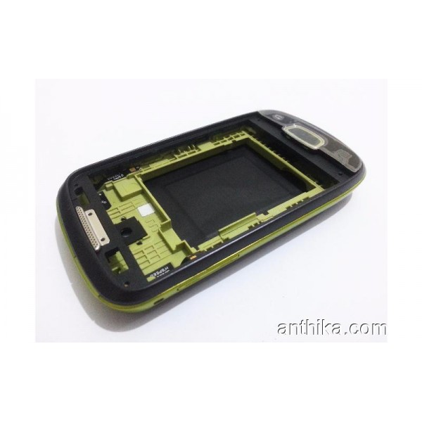 Samsung S5570 Kapak Tuş Kasa Orjinal Full Housing Black Green New