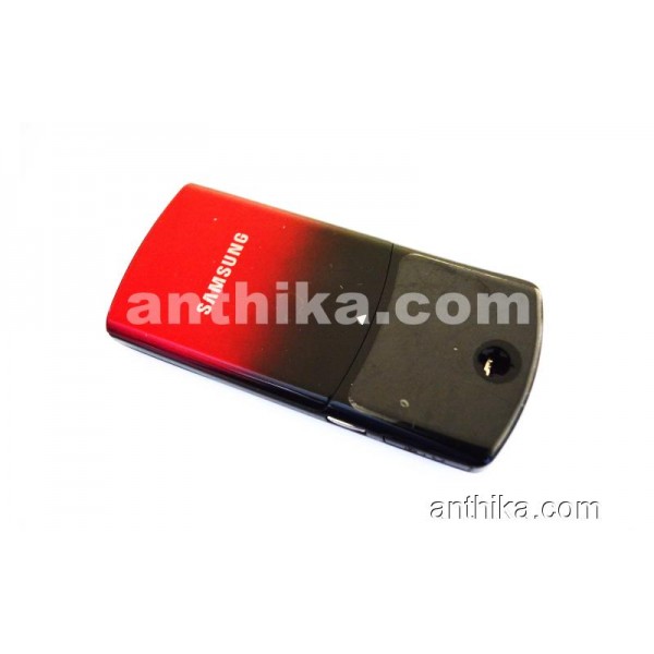 Samsung S5200 Kapak Kasa Tuş Kızak Original Full Housing Black Red New