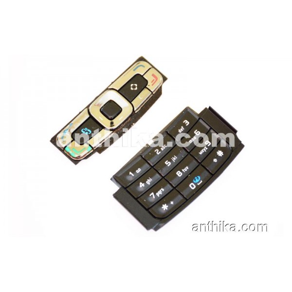 Nokia N95 8GB Tuş Set Original Keypad Black New C...