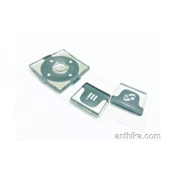 Nokia 7710 Navi Keypad Orjinal Menü Tuş-Silver
