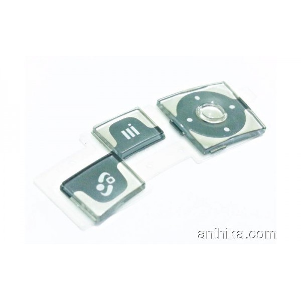 Nokia 7710 Navi Keypad Orjinal Menü Tuş-Silver