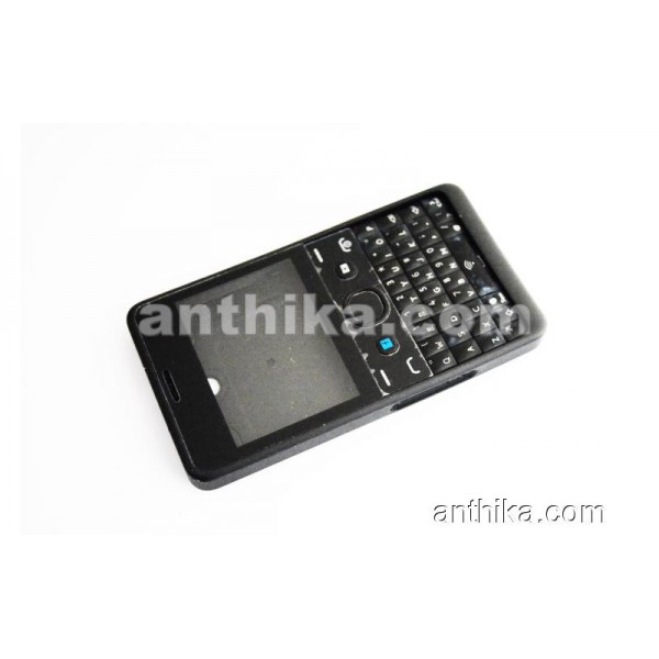 Nokia 210 Asha Kapak Tuş High Quality Cover and Keypad Black New