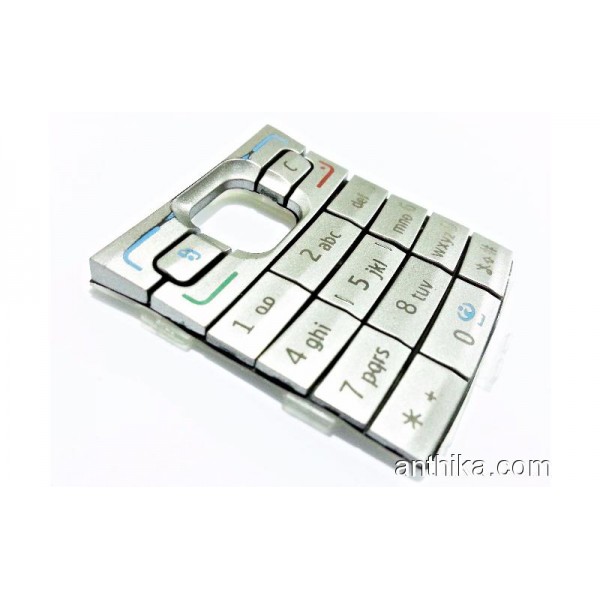 Nokia E50 Orginal Çıkma Tuş-Silver