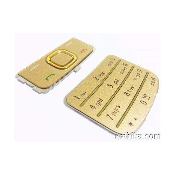 Nokia 6700 Classic Tuş Takım Orjinal Keypad Gold...