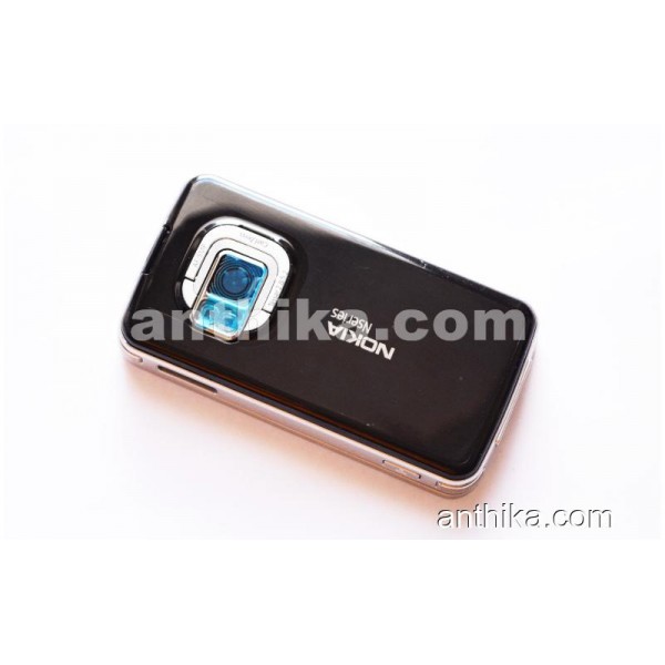 Nokia N96 Kapak Kasa Tuş Orjinal Kalitesinde Full Housing Black Silver