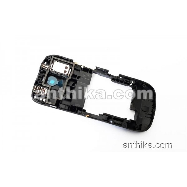 Nokia 202 203 Kasa Original Middle Cover Black White New