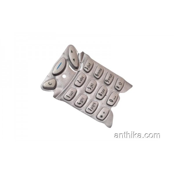Nokia 3210 Tuş Original Keypad Silver New