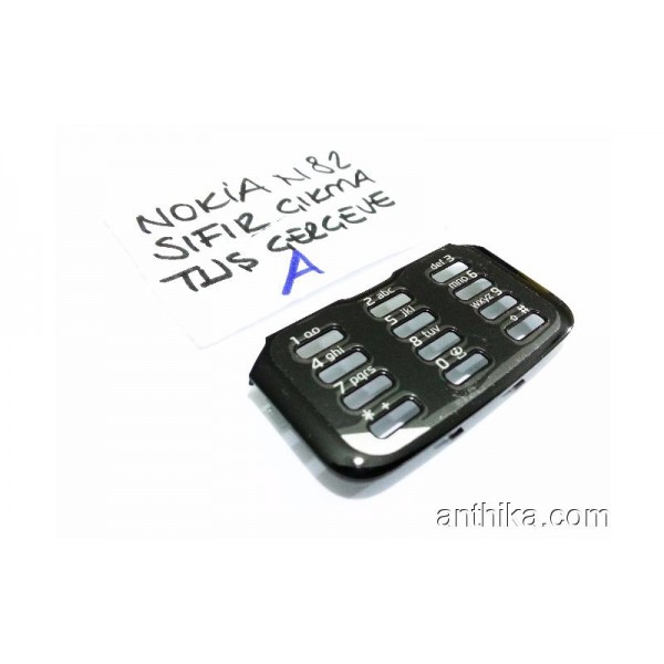 Nokia N82 Tuş Çerçeve Keypad Frame Black-1