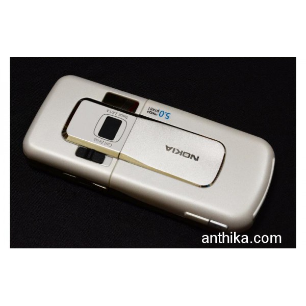 Nokia 6220 Classic Kapak Kasa Tuş Orjinal Kalitesinde Full Housing White