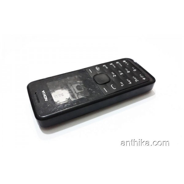 Nokia 105 Kapak Kasa Tuş Buzzer Speaker Original Full Housing Black Used