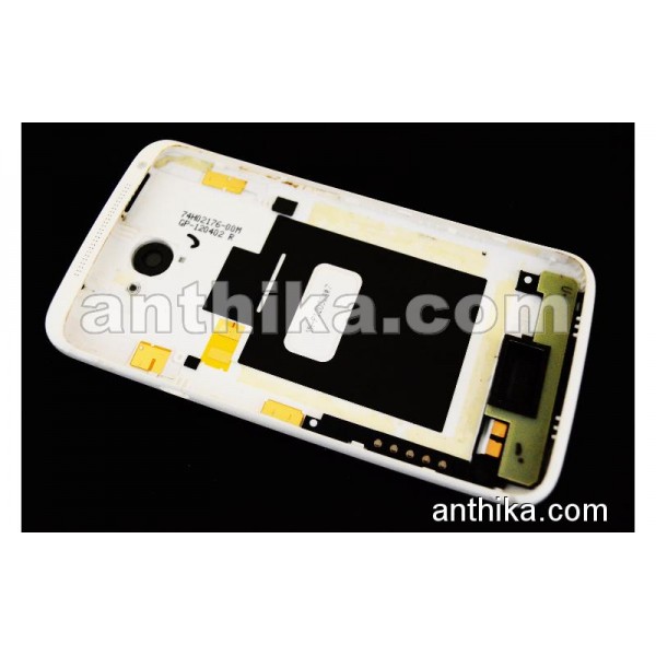 HTC One X Kapak Kasa Original Middle Cover and Battery Cover White Used
