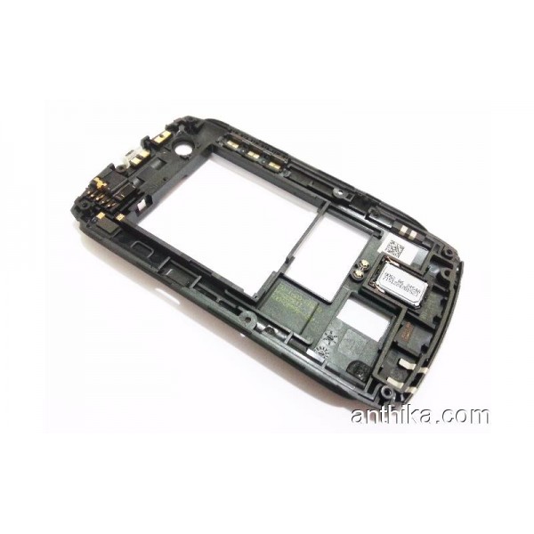 Blackberry 9360 9370 Orta Kasa KVK Depodan Middle Black PCB-34541