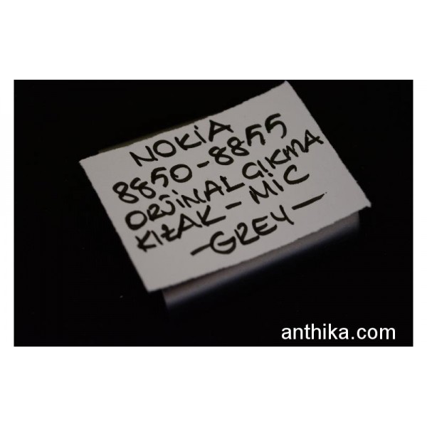 Nokia 8850 Mikrofon Kızak Mekanizma Original UI Keypad Cover Mic Grey