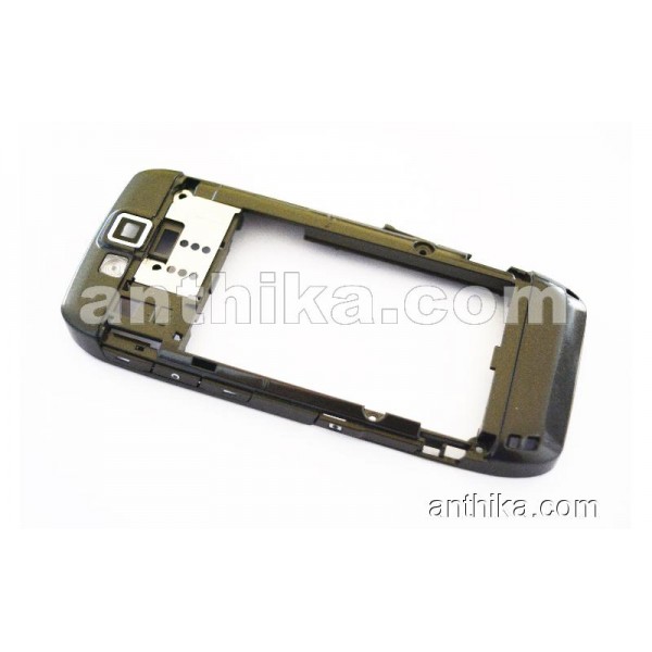 Nokia E66 Kasa Original Middle Cover Black New