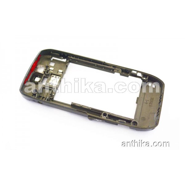 Nokia E66 Kasa Original Middle Cover Black New