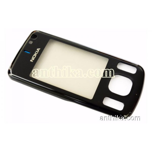 Nokia 6600 Slide Kapak Orjinal Front Cover Black N...