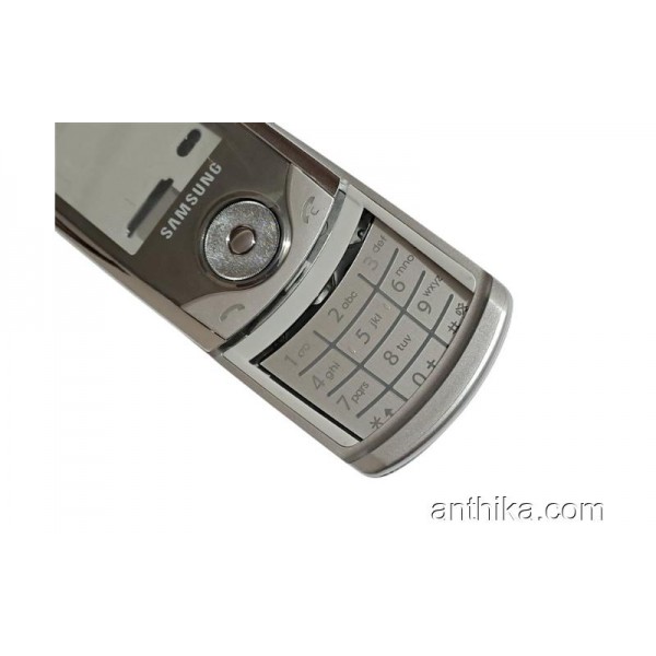 Samsung U700 Kapak Kasa Tuş High Quality Full Housing Silver New
