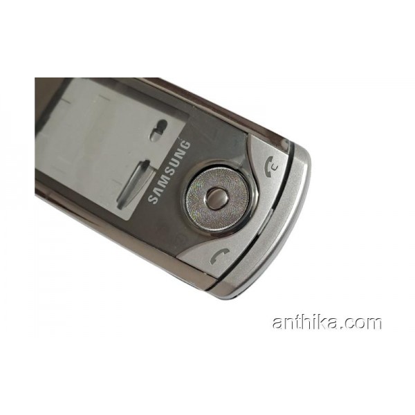 Samsung U700 Kapak Kasa Tuş High Quality Full Housing Silver New