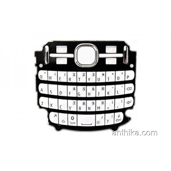 Nokia Asha 200 201 Tuş Original Keypad White New