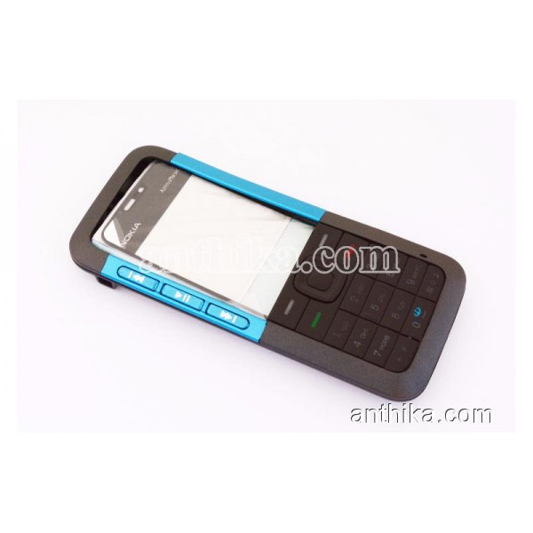 Nokia 5310 XpressMusic Kapak Tuş Original Cover Keypad Blue New