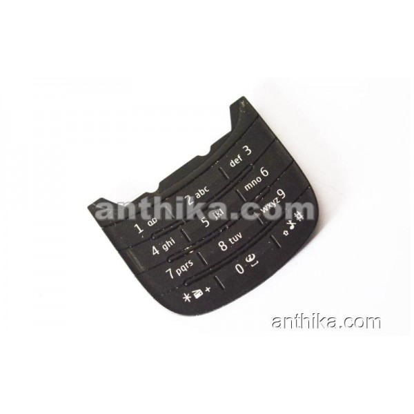 Nokia C2-05 Tuş Original Numeric Keypad Black New