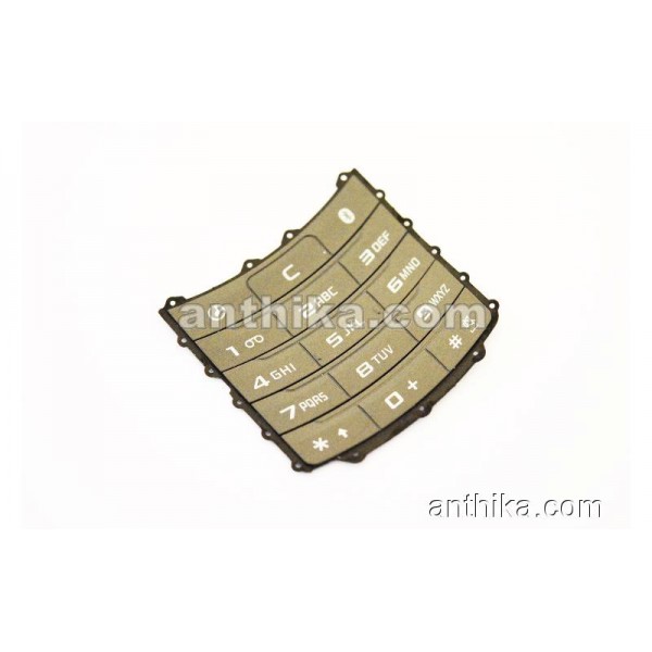 Samsung M620 Tuş Original Numeric Keypad Dark Gre...