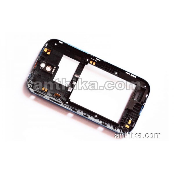 HTC Desire One SV Kasa Original Middle Cover Black Blue Used