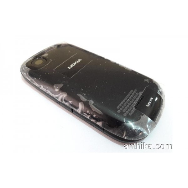 Nokia 200 Asha Kapak Tuş Kasa Orjinal Kalitesinde Housing Black