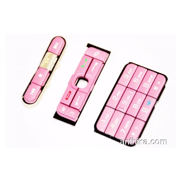 Nokia 3250 Tuş Orjinal Kalitesinde Keypad Pink Ne...