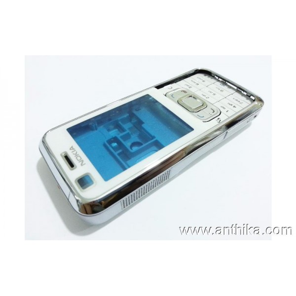 Nokia 6120 Classic Kasa Kapak White Housing