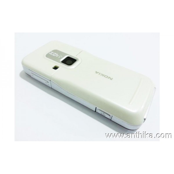 Nokia 6120 Classic Kasa Kapak White Housing