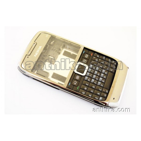 Nokia E71 Kapak Kasa Tuş Original Full Housing Gr...