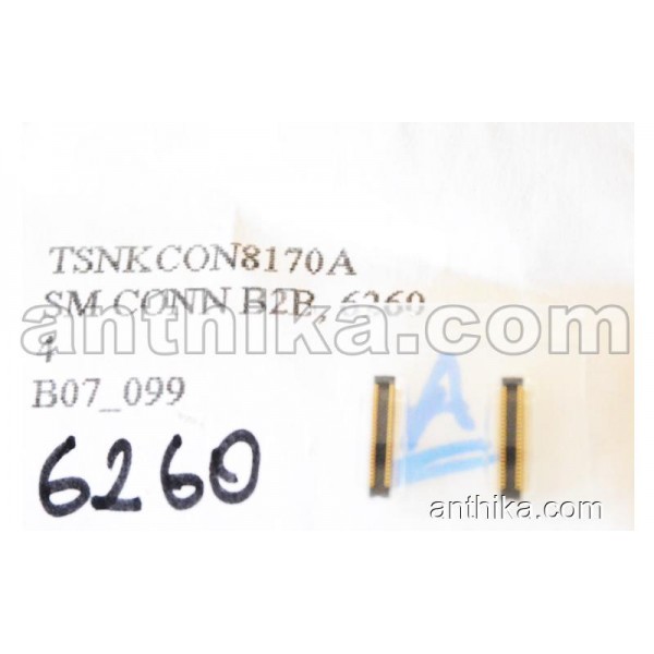 Nokia 6260 Board Konnektör Original SM Conn B2B N...