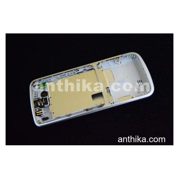 Nokia C3-01 Kapak Kasa Original Housing Silver New