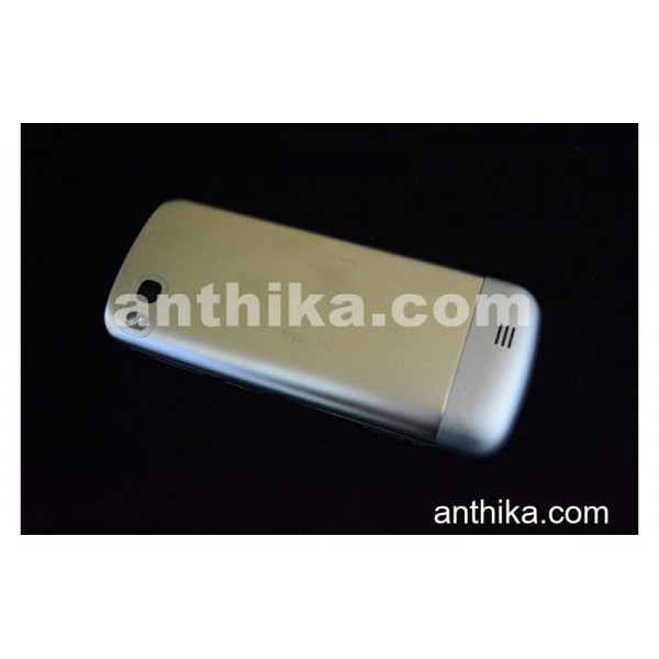 Nokia C3-01 Kapak Kasa Original Housing Silver New