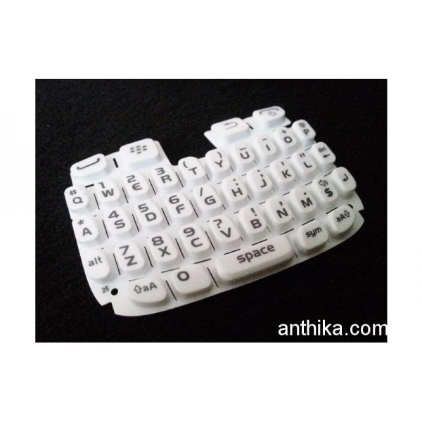 Blackberry 9220 Curve Tuş KVK Depodan Keypad Whit...