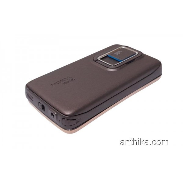 Nokia N900 Kapak Kasa Klavye Kalem High Quality Full Housing Brown New