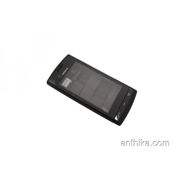 Nokia 500 Kapak Kasa Tuş Original Full Housing Bl...