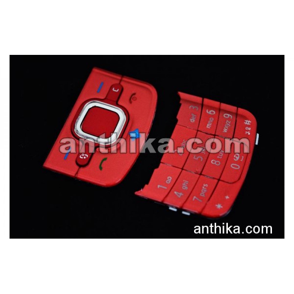 Nokia 6710 Navigator Tuş High Quality Keypad Red ...