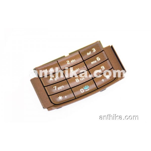 Nokia N95 Tuş Original Numeric Key Brown New