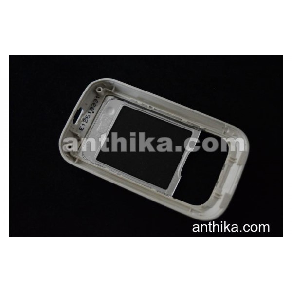 Nokia 6111 Kapak Original Front Cover Silver Black Used